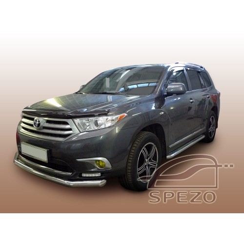 Toyota Highlander II - ПОЛНЫЙ КОМПЛЕКТ ШТОР ОДНОСЛОЙНЫЕ С ЗАЩИПАМИ